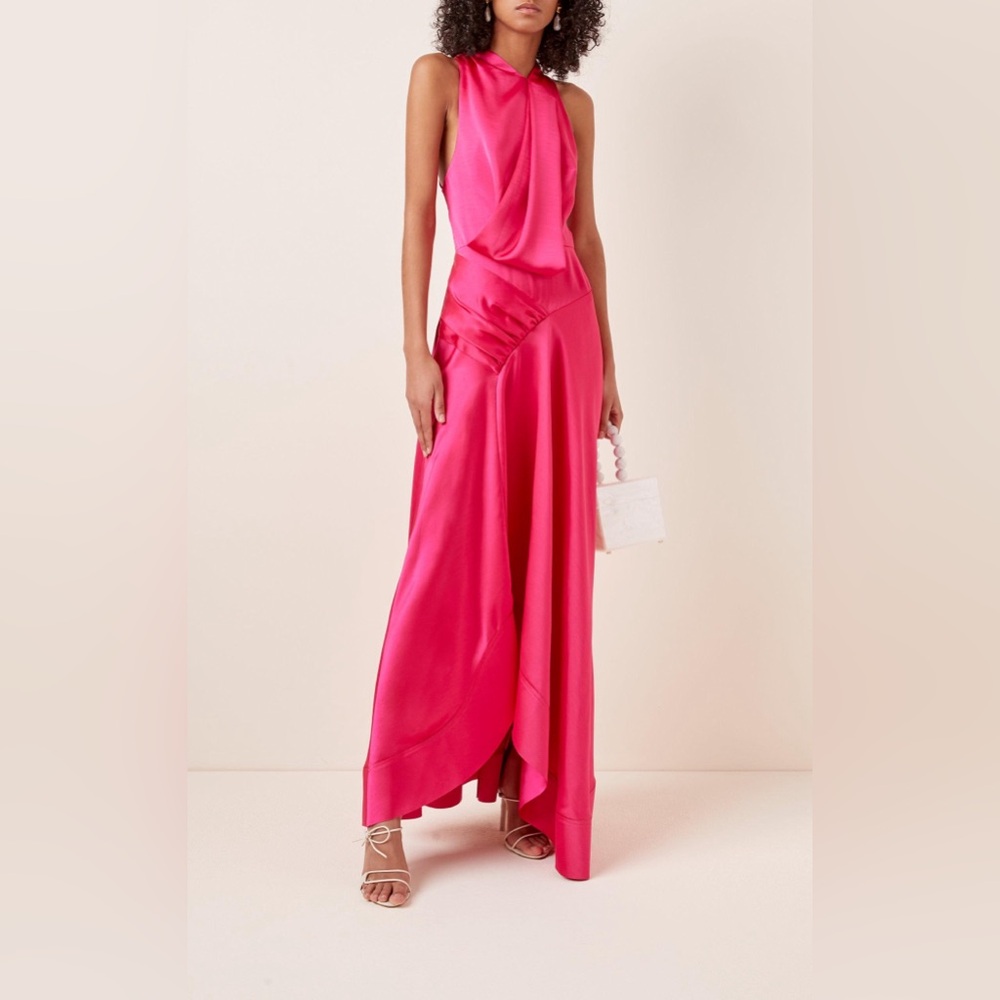Acler Palmera Satin Gown